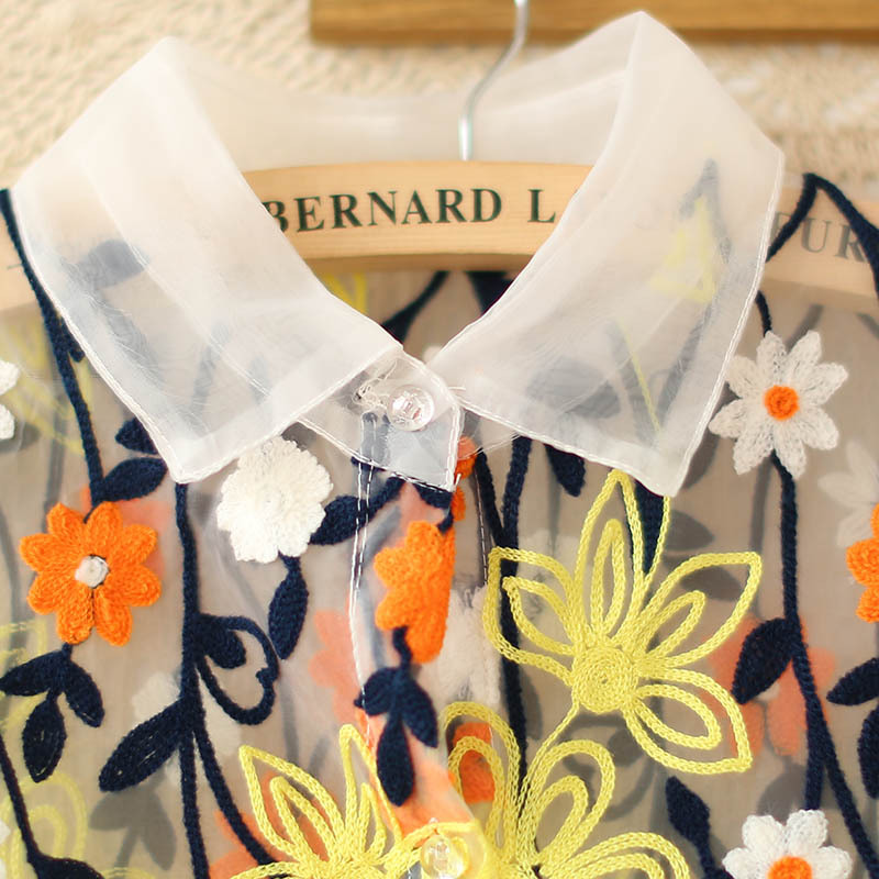 ORGANZA SEQUIN SHIRT